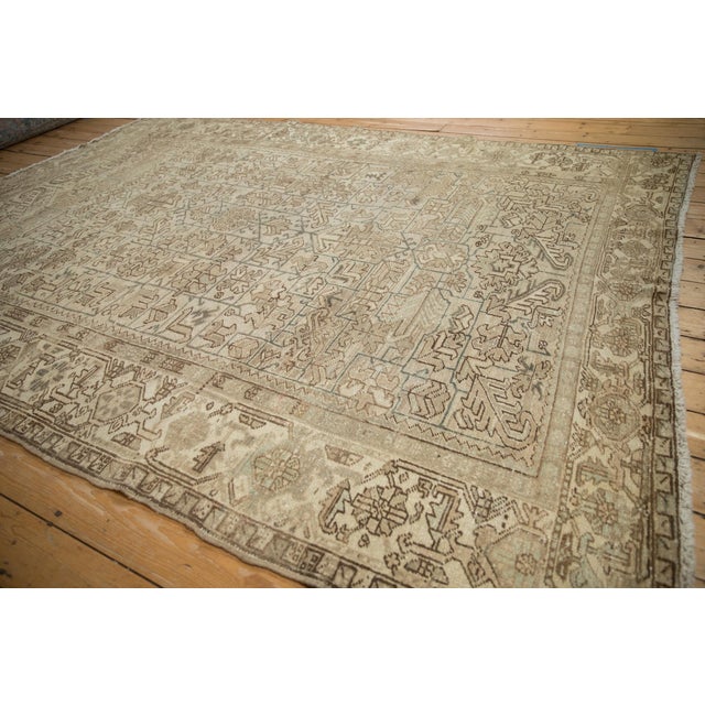 Textile Vintage Distressed Mehrivan Carpet - 7'11" x 11' For Sale - Image 7 of 10