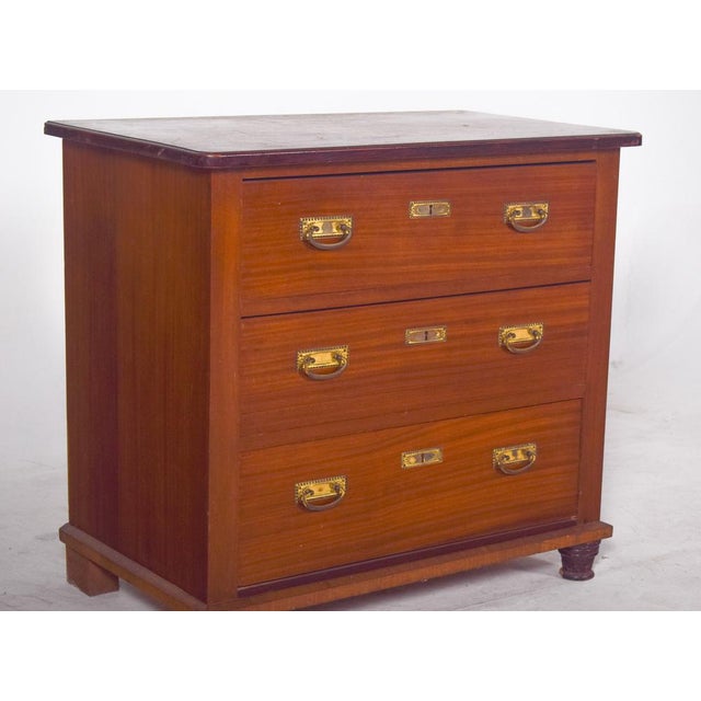 Vintage Portuguese Chest of Drawers with Crochet, 1920s For Sale - Image 6 of 9