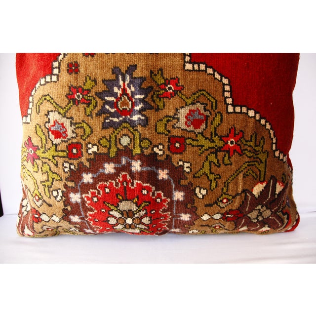 Turkish Handmade Rug Pillow Cushion Cover 26'' X 28'' For Sale - Image 9 of 12