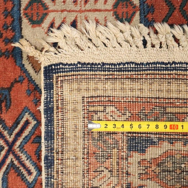 Brown Handmade Wool Shirwan Rug For Sale - Image 8 of 9