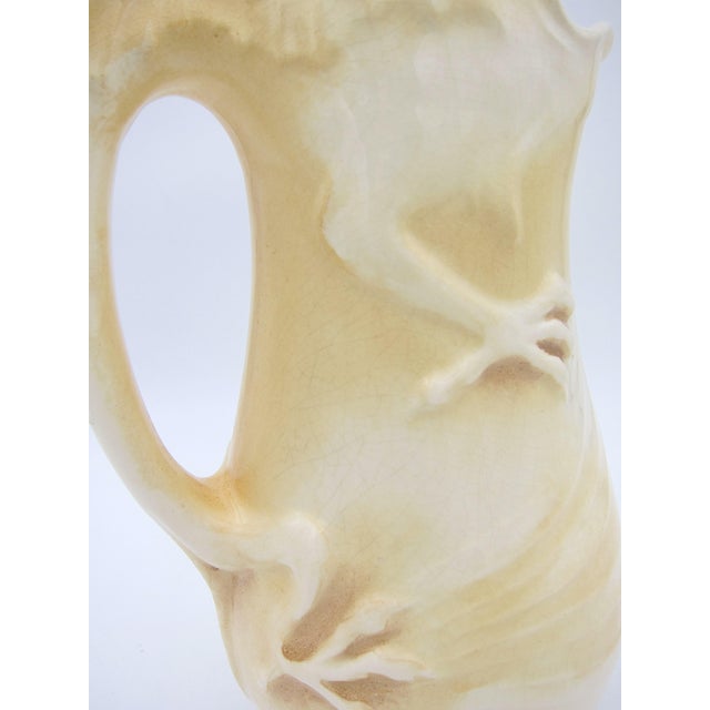 Ceramic Antique Rörstrand Art Nouveau Dragon Pitcher For Sale - Image 7 of 12