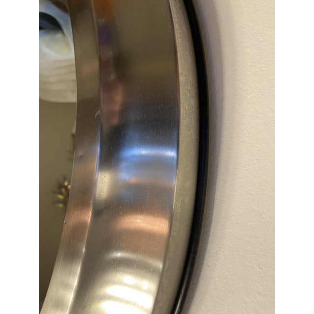 Metal Narciso Wall Mirror by Sergio Mazza, Italy, 1970s For Sale - Image 7 of 8