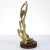 1960s Mid-Century Brass Statue of Stylized Mother with Child in Hagenauer Werkstätte Style For Sale - Image 5 of 11