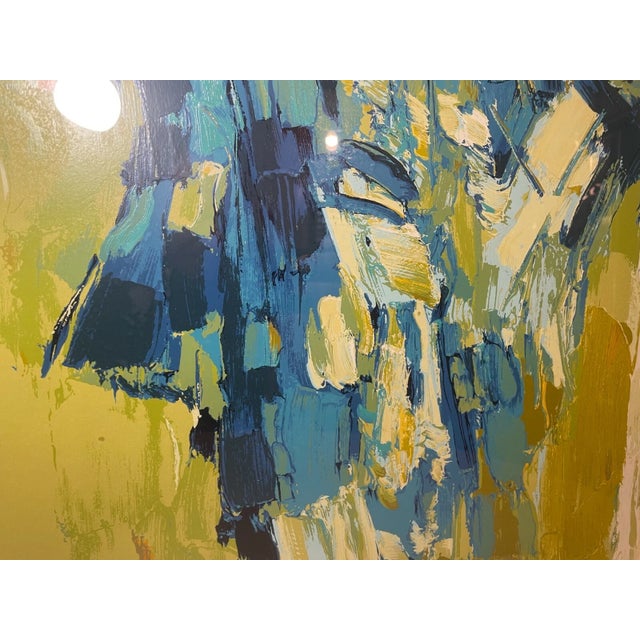 Printmaking Materials 1990s Nicola Simbari Deux Clowns Artist Proof Italian Abstract Silkscreen Serigraph For Sale - Image 7 of 12