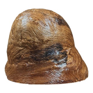 Vintage Abstract Organic Modern Burl Wood Sculpture For Sale