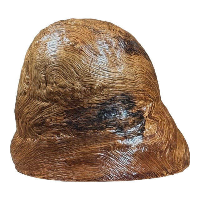 Vintage Abstract Organic Modern Burl Wood Sculpture For Sale