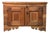 19th Century Low Walnut Sideboard with Two Doors For Sale