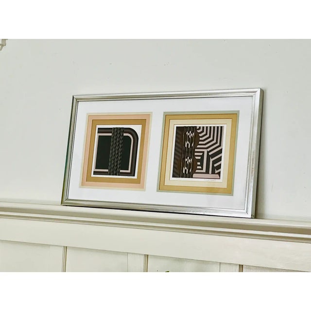 Vintage Postmodern Abstract Signed and Numbered Art by Rina Rotholz, Signed For Sale - Image 11 of 12