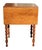 Wood Early 19th Century Antique Sheraton Cherry Drop Leaf Work Table / Night Stand For Sale - Image 7 of 11