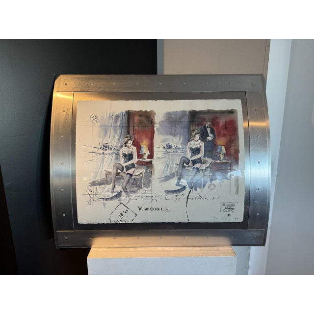 1990s Jaak De Koninck, Aile d'Avion, 1990s, Artwork on Paper For Sale - Image 5 of 9