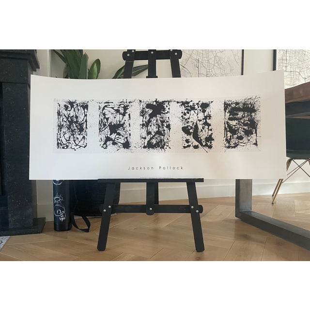 Abstract Expressionism Jackson Pollock (1912-1956), Black and White Polyptich, 1950, Copyright Sabam Belgium 2004 For Sale - Image 3 of 9