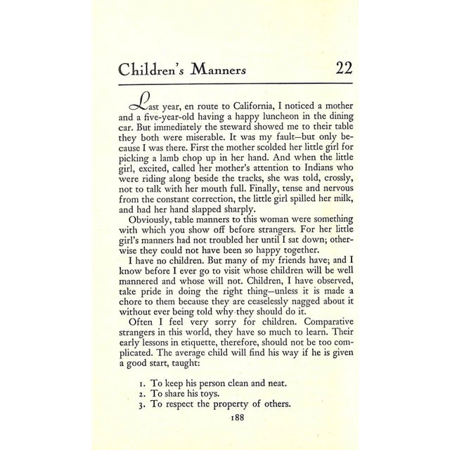 "Elsa Maxwell's Etiquette Book" 1951 Maxwell, Elsa For Sale - Image 4 of 5