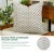 Add a touch of handmade elegance to your home with the fabdivine Alia cushion cover. Made from duck canvas, this cushion...