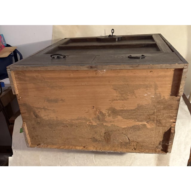 Late 19th Century Japanese Antique Storage Chest With Drawers For Sale - Image 5 of 8