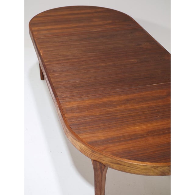 Danish Oval Extendable Dining Table in Teak, 1960s For Sale - Image 14 of 18