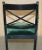 Vintage English Regency Green Velvet Dining Chairs, Set of 6 For Sale - Image 17 of 18