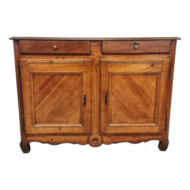 Antique Buffet in Cherry and Mahogany For Sale
