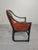Wood Vintage Upholstered Rattan Armchair For Sale - Image 7 of 18