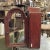 Brick Red Early 19c Italian Petite Curio Wall Cabinet For Sale - Image 8 of 9