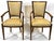 Wood Mid 20th Century Set 4 French Modern Empire Dining Arm Chairs For Sale - Image 7 of 9