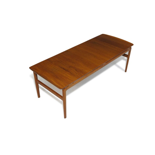 Mid 20th Century Peter Hvidt & Orla Molgaard Nielsen Solid Teak Danish Coffee Table For Sale In San Francisco - Image 6 of 10