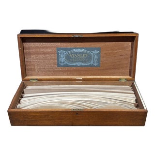 Edwardian Boxwood Arc Drawing Curves from Stanley, London For Sale
