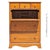 1950s Mid-20th Century Maple "Chest-O-Lite" Dresser & Secretary Desk Combo For Sale - Image 5 of 18