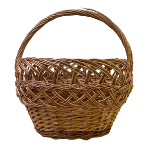 1920s Antique French Provincial Grape Harvest Basket