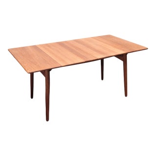 1960s Hans Wegner for Andreas Tuck Teak Extension Dining Table For Sale