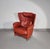 Maroon Set of DS-23 Lounge Chair and Ottoman by Franz Josef Schulte for de Sede For Sale - Image 8 of 18