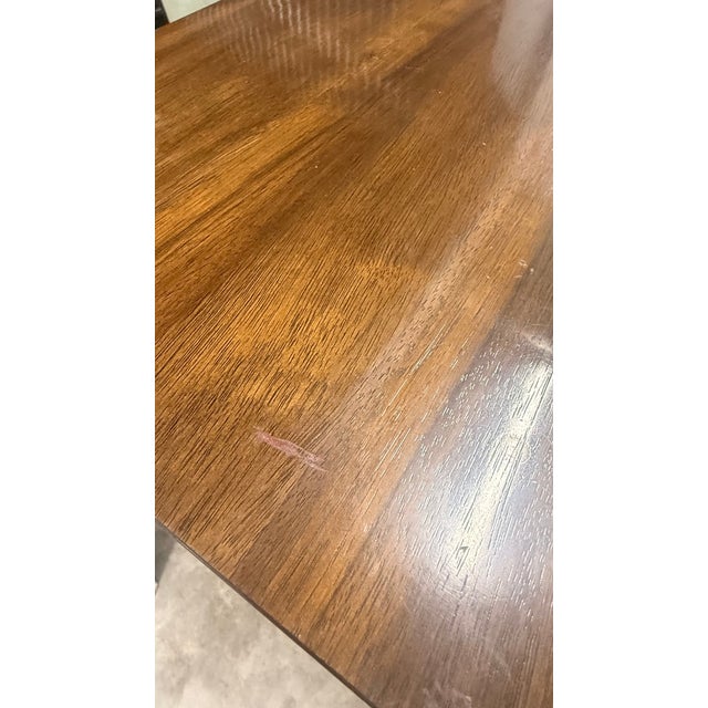 Wood 1970s Mastercraft Brass & Walnut 9-Drawer Dresser / Credenza For Sale - Image 7 of 10