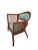 Brown Cherry Wood Bedroom Armchair, 1980s For Sale - Image 8 of 13