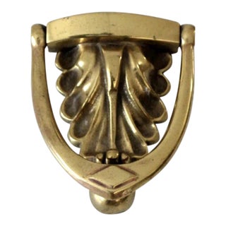 Antique Brass Door Knocker For Sale