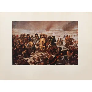 "Napoleon on the Battlefield at Eylau" After Baron Antoine-Jean Gros, First Edition Swiss Photogravure