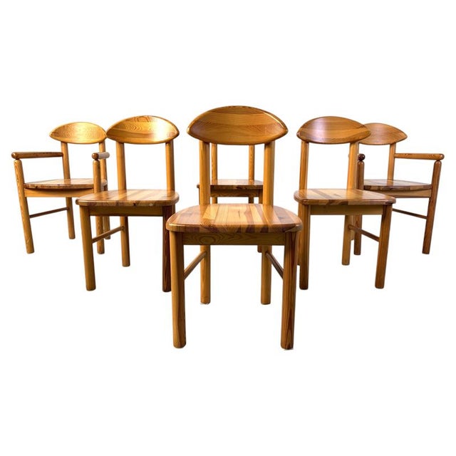 Pine Dining Chairs by Rainer Daumiller for Hirtshals Savvaerk, 1980s, Set of 6 For Sale - Image 10 of 10