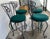 Black 1960s Vintage Painted Wrought Iron Garden Chairs, Set of 4 For Sale - Image 8 of 12