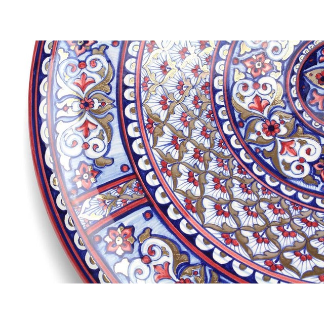 Not Yet Made - Made To Order Deruta Gold Luster Moorish Gold Plate by Deblona For Sale - Image 5 of 13