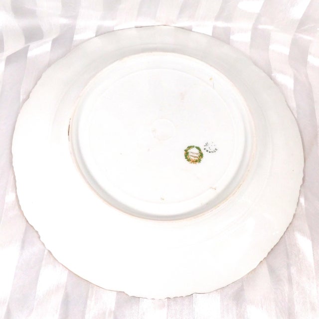 Late 18th Century Late 18th Century Jean Pouyat Limoges Plate With Gold Trim For Sale - Image 5 of 6