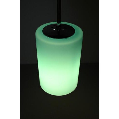 Limburg pendant made of turquoise and milk glass. Probably from the 1950s/60s. This item is marked on the fitting and is...