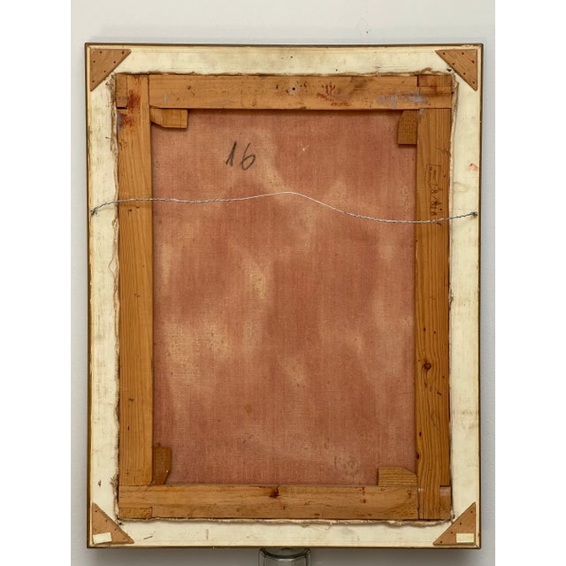 Antique European Dutch Masters Flower Still Life Framed Oil Painting Framed For Sale - Image 4 of 12