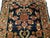Antique Persian Lilian Runner Rug, Hand-Knotted Wool, Floral Design, Navy & Red, 3x7 For Sale - Image 14 of 15
