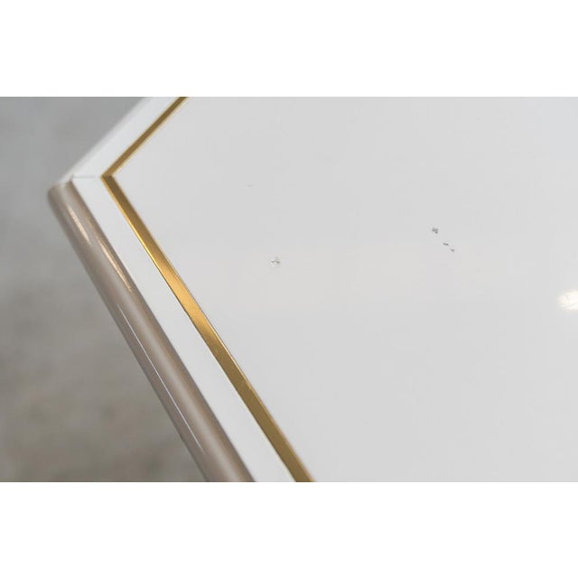 Extendable Dining Table in White Lacquered Wood by Mario Sabot, 1980s For Sale - Image 17 of 18