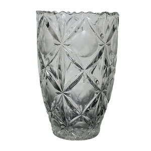Czech Bohemia Glass Vase, 1970s