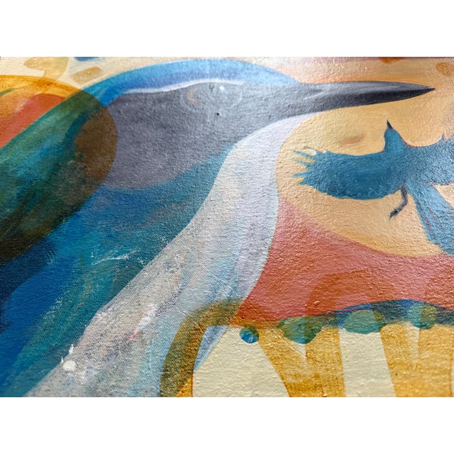 Cerulean “Jays Make My Days 2” Bird Art LWren Walraven For Sale - Image 8 of 10
