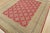 Farmhouse Bokhara Jaldar Rug 8’1” X 10’1” Pink Wool Tribal Hand-Knotted Oriental Carpet For Sale - Image 3 of 14