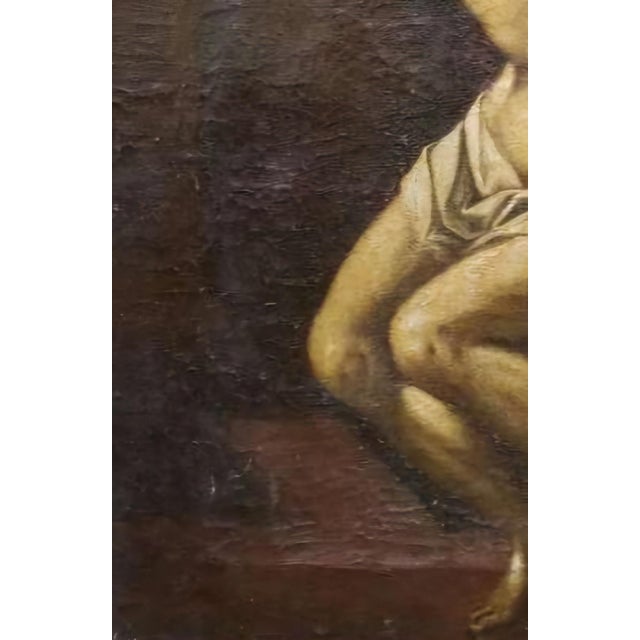 Baroque Oil on Canvas, Neapolitan School, Early 18th Century For Sale - Image 6 of 11