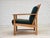 Scandinavian Lounge Chair in Green Wool and Oak, 1970s For Sale - Image 6 of 18