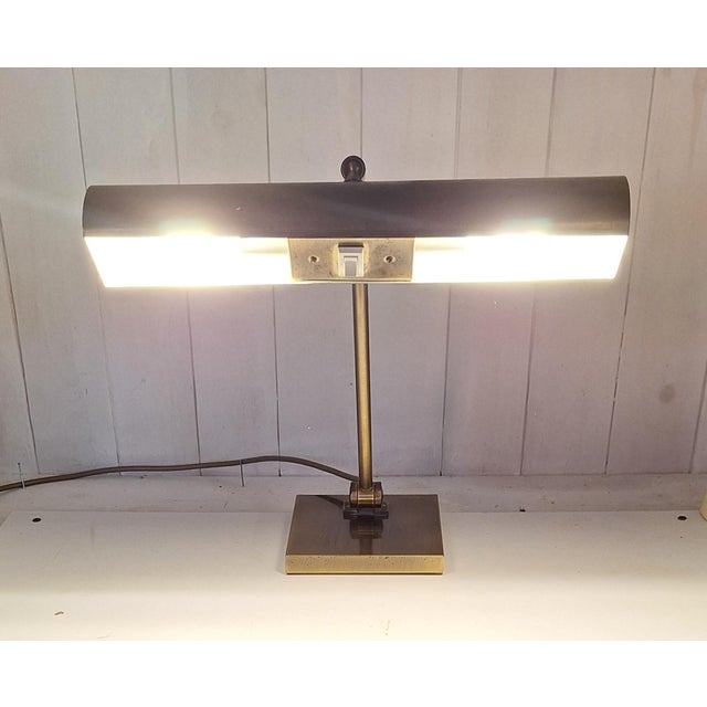 Goldenrod Vintage Adjustable Desk Lamp, 1970s For Sale - Image 8 of 9