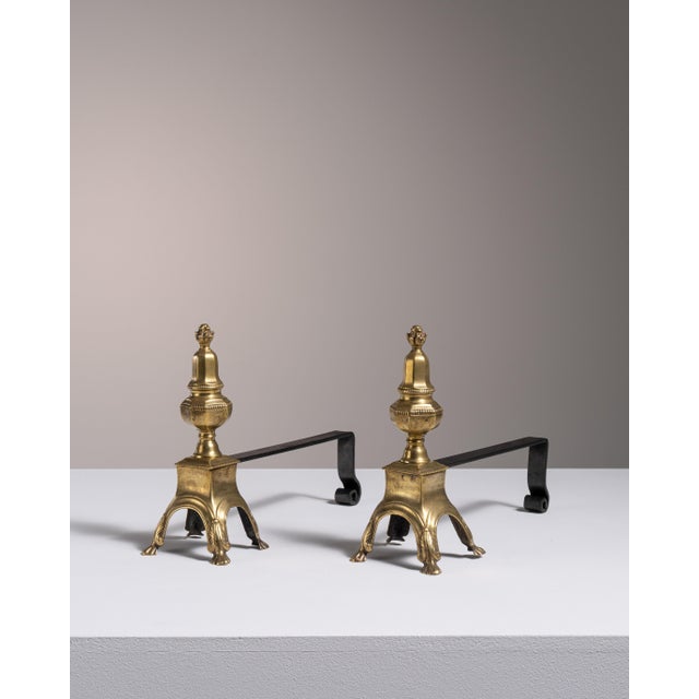 19th Century France Brass Fireplace Tool For Sale In Greensboro - Image 6 of 15