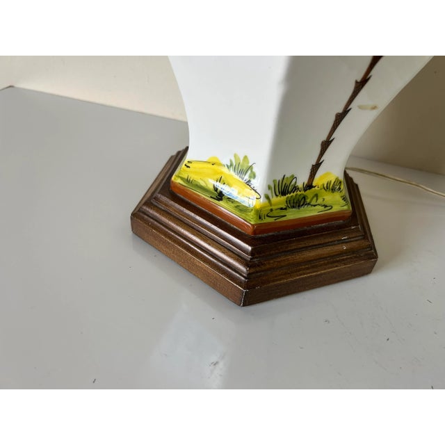 Palm Beach Hollywood Regency Ginger Jar Form Ceramic Table Lamps - a Pair For Sale - Image 9 of 13